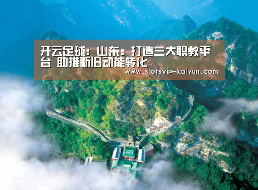开云足球:山东:打造三大职教平台 助推新旧动能转化(图4) 开云体育